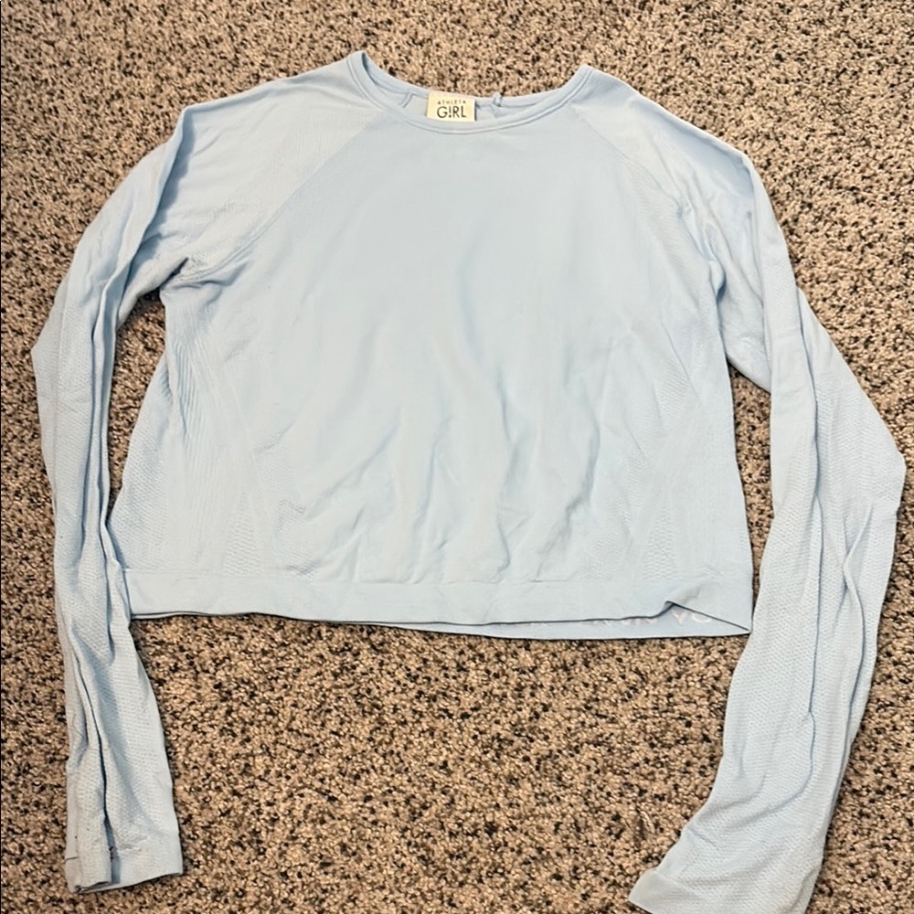 Light Blue Long Sleeve Top athleta